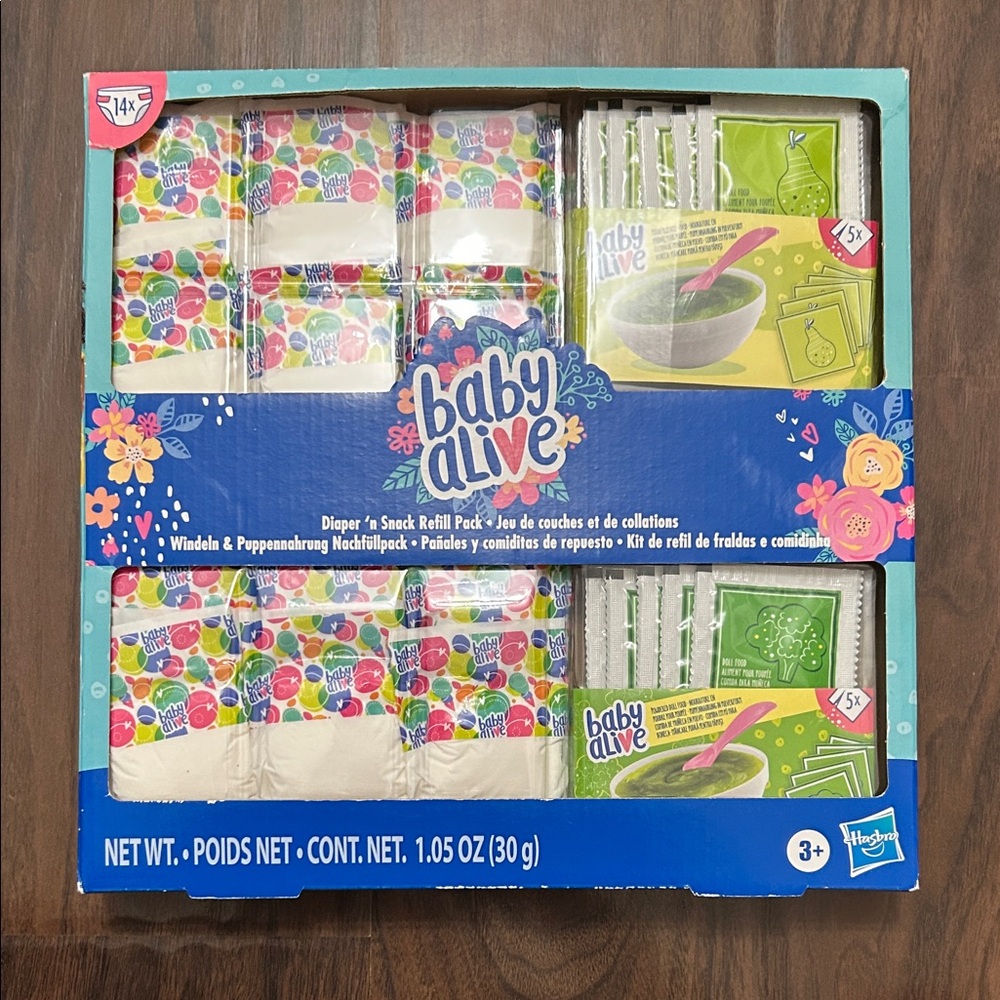 Baby Alive Diaper and Snack Refill Pack